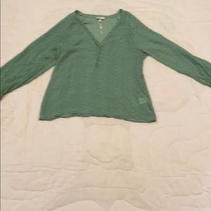 Green blouse